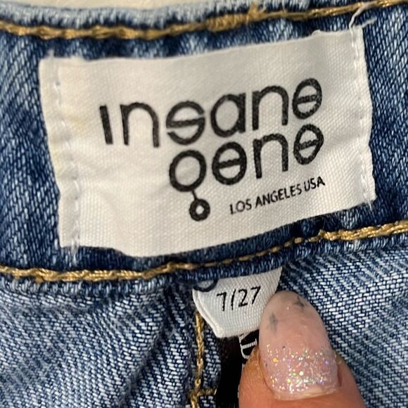 Insane Gene Distressed Straight Leg Jeans - Picture 6 of 16